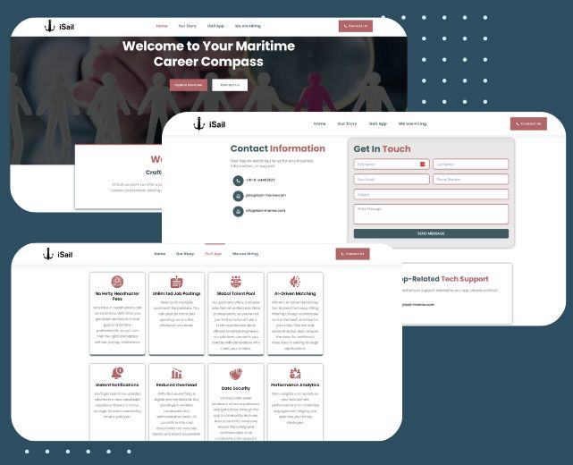 isail-marine.com- 7 Pages Wordpress Website